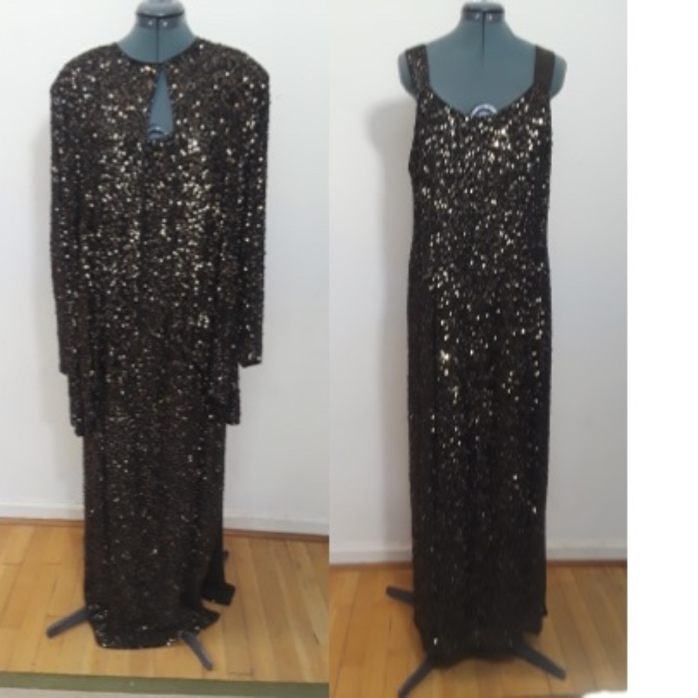 Jovani Sequined Gown with Jacket